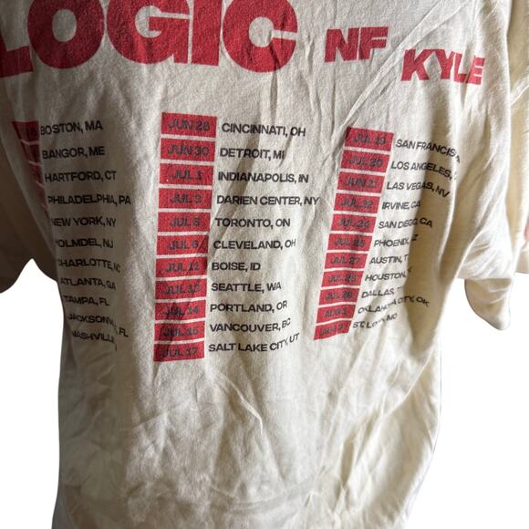 Logic Bobby Tarantino Vs Everybody 2018 Tour Graphic Tee, Size Medium - Picture 3 of 6